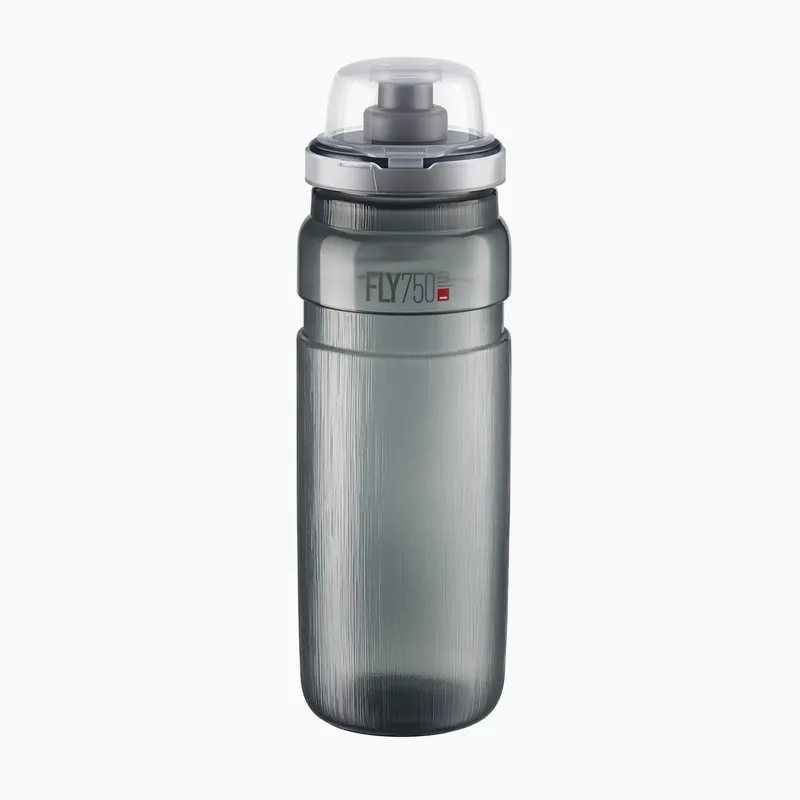 Nová Kolekce Cyklistická lahev Elite FLY Tex MTB 750 ml transparent grey