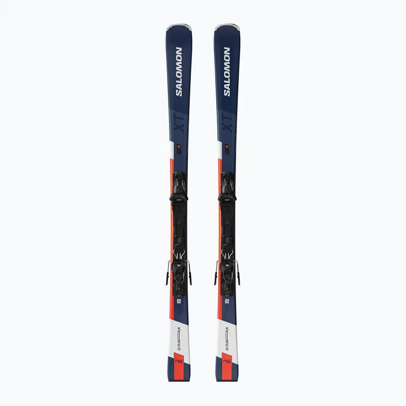 Sjezdové lyže Salomon S/Max 6 XT + vázání M10 GW silver/legion blue met/fiery coral Akční Nabídka