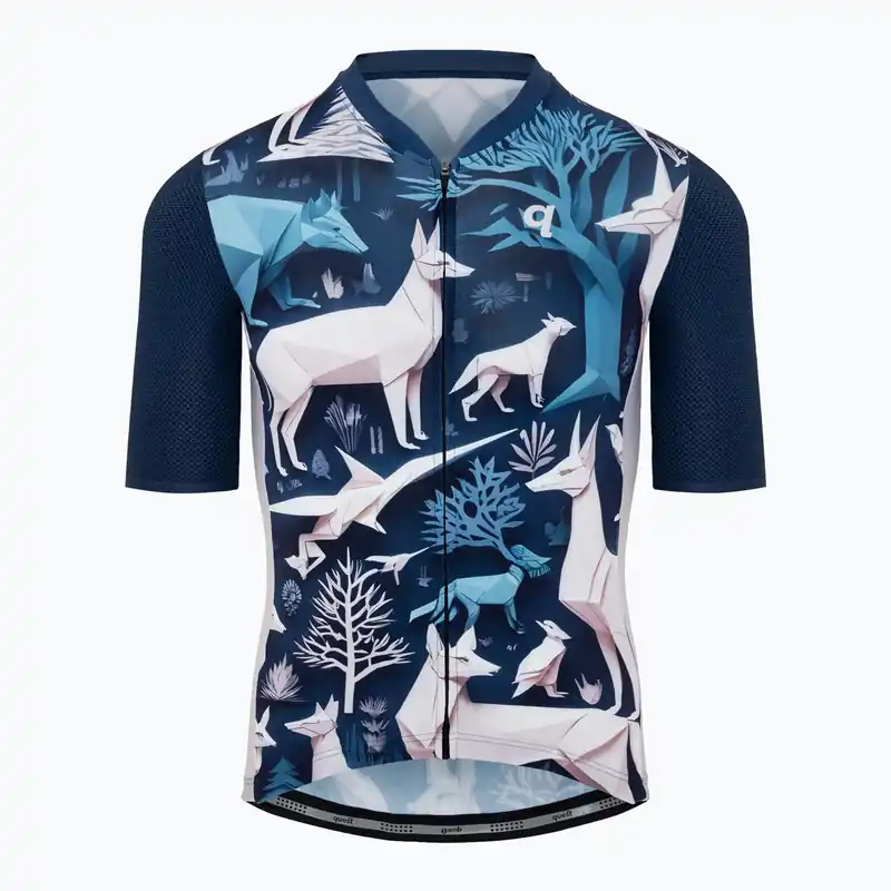 Pánský cyklistický dres Quest Origami Fauna Značkový