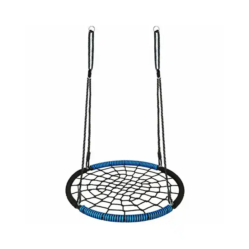 Bezpečná Platba Zahradní houpačka 100 cm, modro-černá SPRINGOS ČAPÍ HNÍZDO