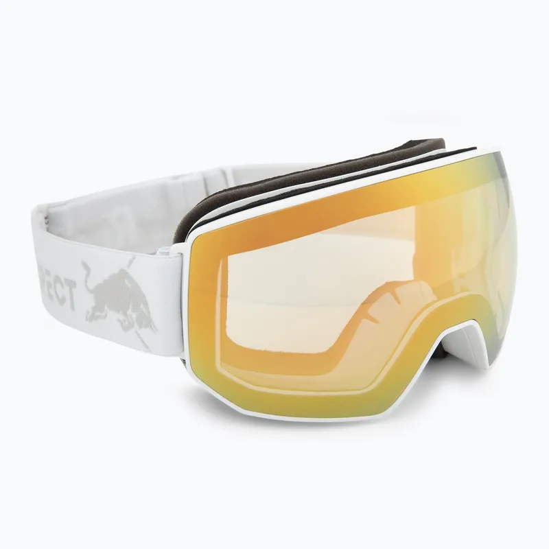 Lyžařské brýle Red Bull Spect Fink Photo matt white/brown with gold chrome x Nejlepší Cena