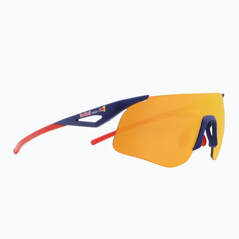 Sluneční brýle Red Bull SPECT Mark blue/brown with red orange mirror Super Cena