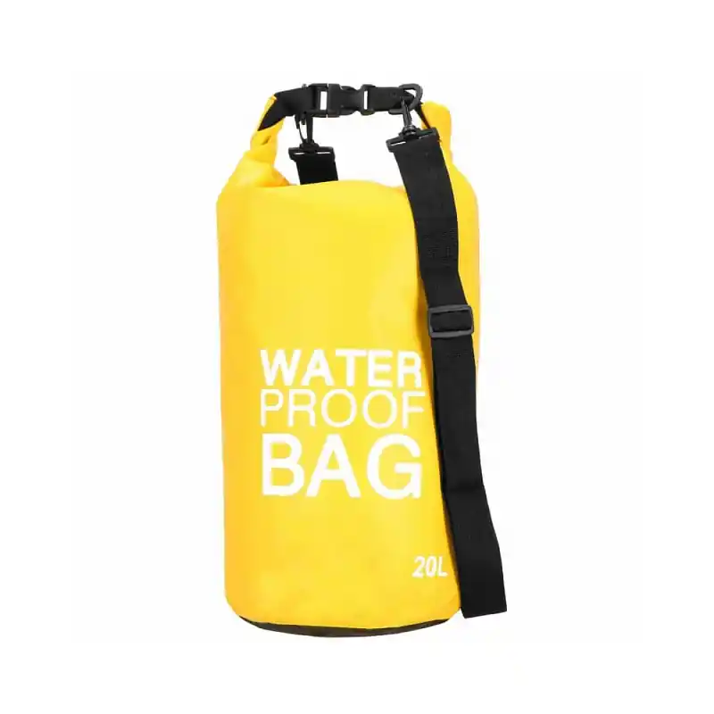 Poslední Šance Nepromokavý vak 20l SPRINGOS WATER PROOF BAG žlutý
