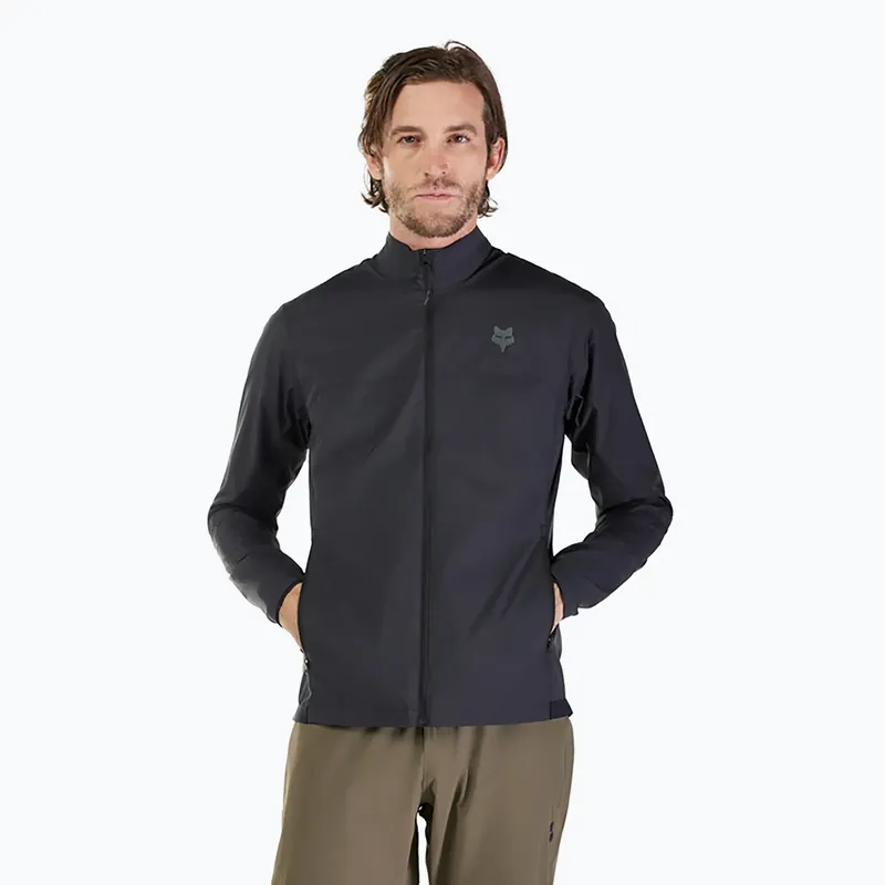 Super Cena Pánská cyklistická bunda Fox Racing Ranger Wind black