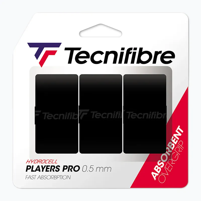 Omotávky na tenisovou raketu Tecnifibre Pro Players 3 ks red Finální Výprodej