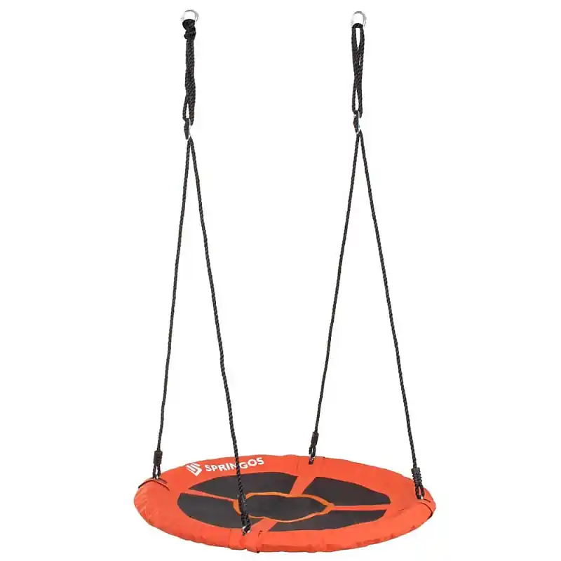 Zahradní houpačka SPRINGOS ČAPÍ HNÍZDO 90 cm oranžová Značkový