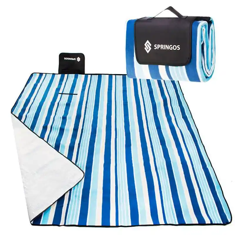 Pikniková deka 170x130 cm, modrá SPRINGOS MARINE Top Prodej