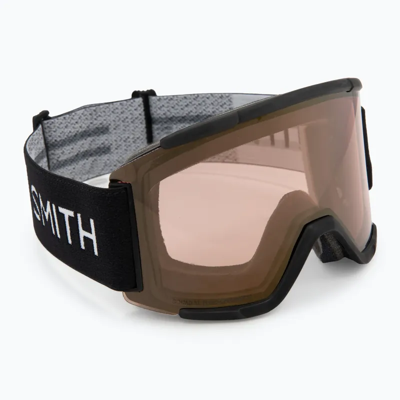 Omezená Nabídka Lyžařské brýle Smith Squad XL black/Chromapop Pro Photochromic Gold Mirror