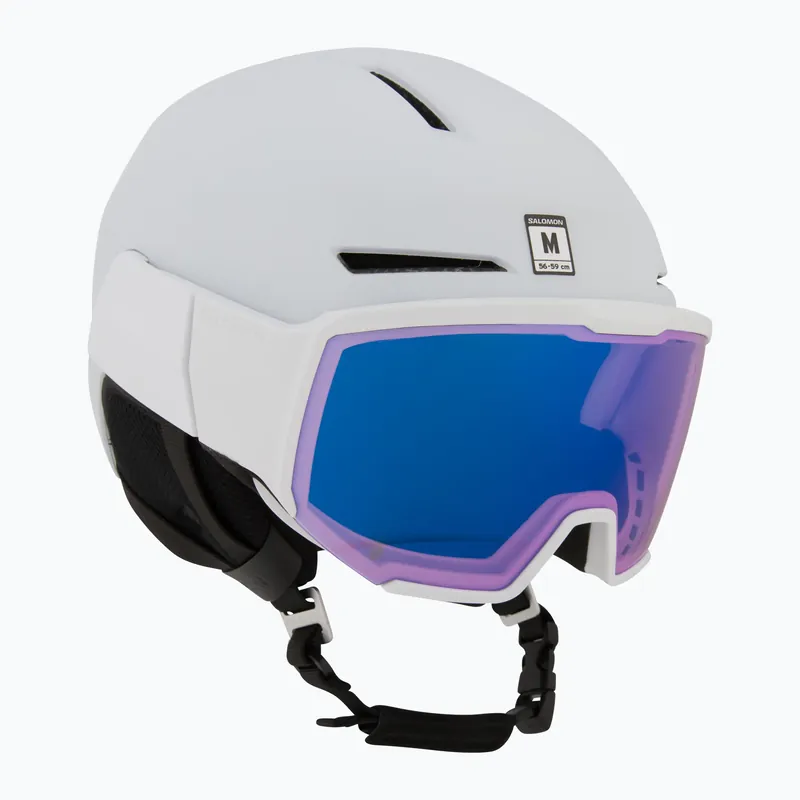 Lyžařská helma Salomon Osmo Pro Sigma Photo white/sky blue Originální