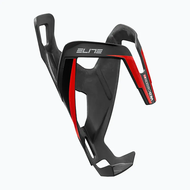 Košík na lahev Elite Vico Carbon mat/red graphic Originální