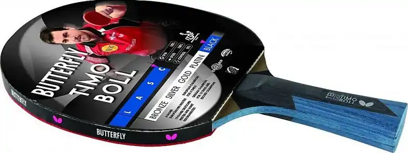 Rychlé Dodání Pálka na stolní tenis BUTTERFLY - Boll Black 17