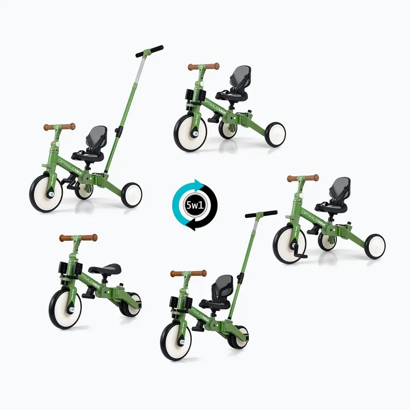 Poslední Šance Odrážedlo Milly Mally 5w1 Optimus Max green