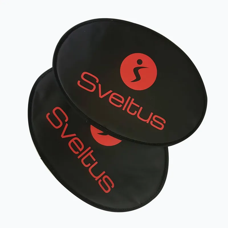Vysoce Kvalitní Posilovací klouzavé disky Sveltus Gliding Disc 2 ks černé 0803