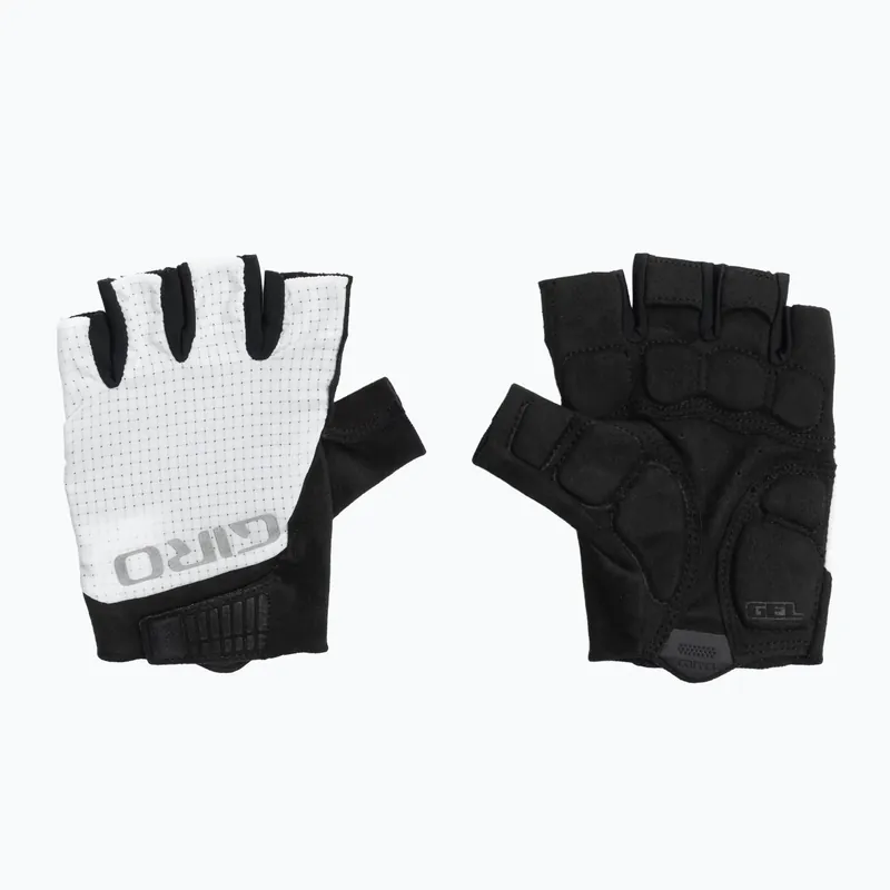 Pánské cyklistické rukavice Giro Bravo Gel II white Cenový Hit
