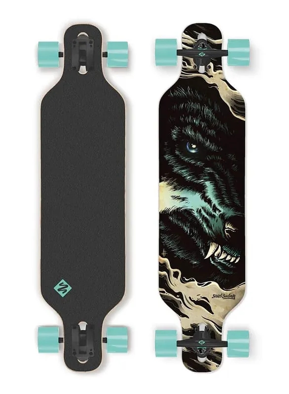Tovární Cena Longboard Street Surfing FREERIDE 39” The Wolf - artist series