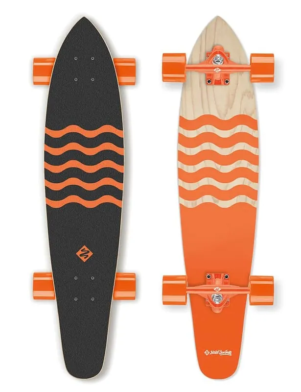 Autentický Longboard Street Surfing KICKTAIL 36” Blown Out