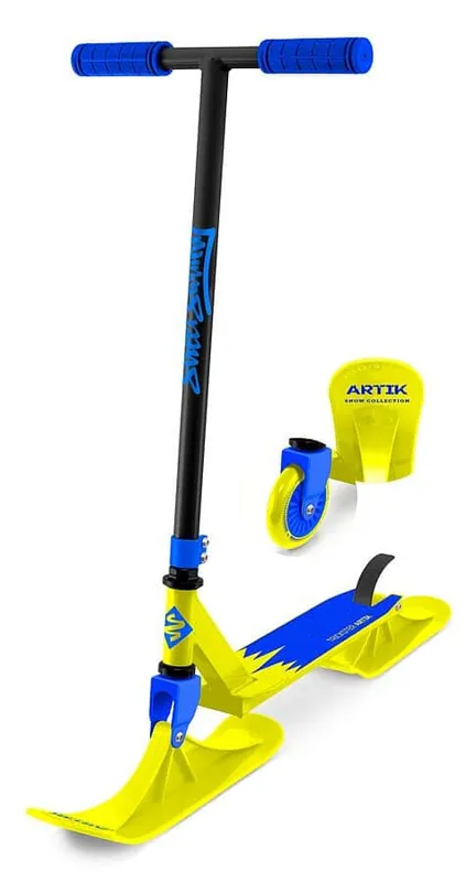 Výprodej Koloběžka Street Surfing ARTIK TRICKSTER Yellow Blue Combo