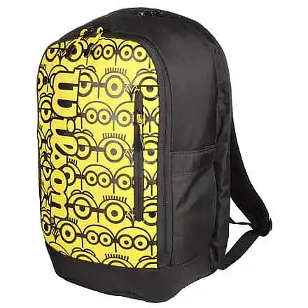 Minions Tour Backpack sportovní batoh černá-žlutá Levný