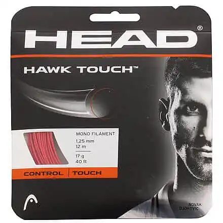 Hawk Touch tenisový výplet 12 m červená Výprodej