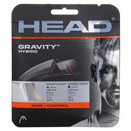 Kup Teď Gravity hybridní tenisový výplet 12 m stříbrná-bílá
