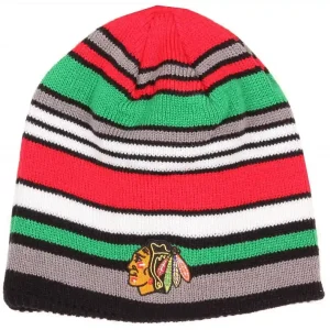Horká Nabídka čepice Cuffless Knit NHL Chicago Blackhawks zimní čepice