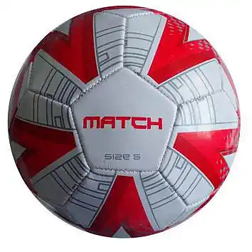 Míč kopací MONDO MATCH vel. 5 červený Hit Sezóny