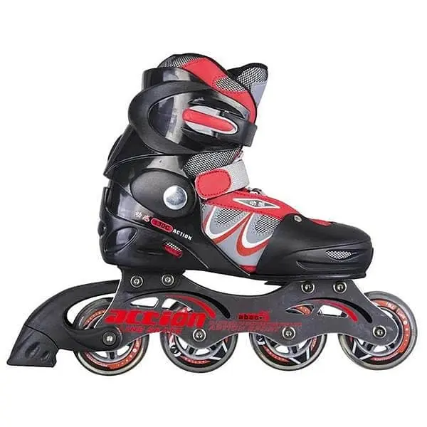 Sleva PW130 ČERVENÉ DĚTSKÉ KOLEČKOVÉ BRUSLE S 32-35