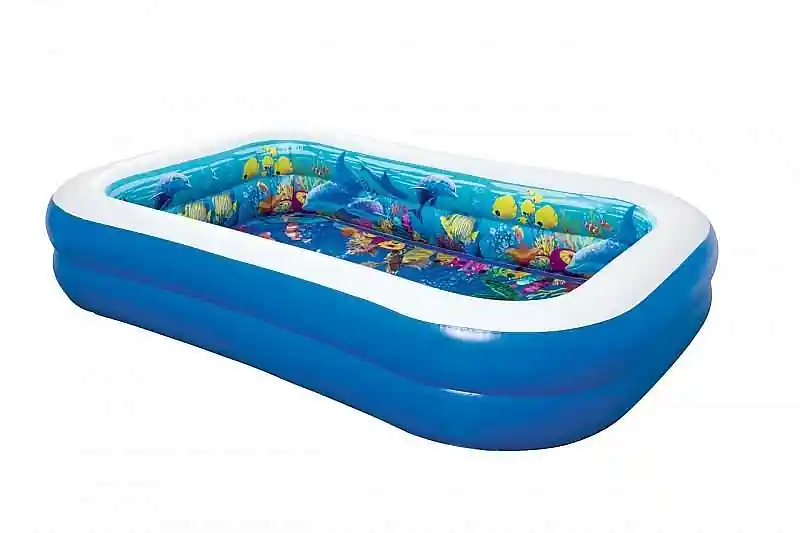 Bazén Bestway nafukovací 3D, 2,62 m x 1,75 m x 51cm Cenově Výhodný