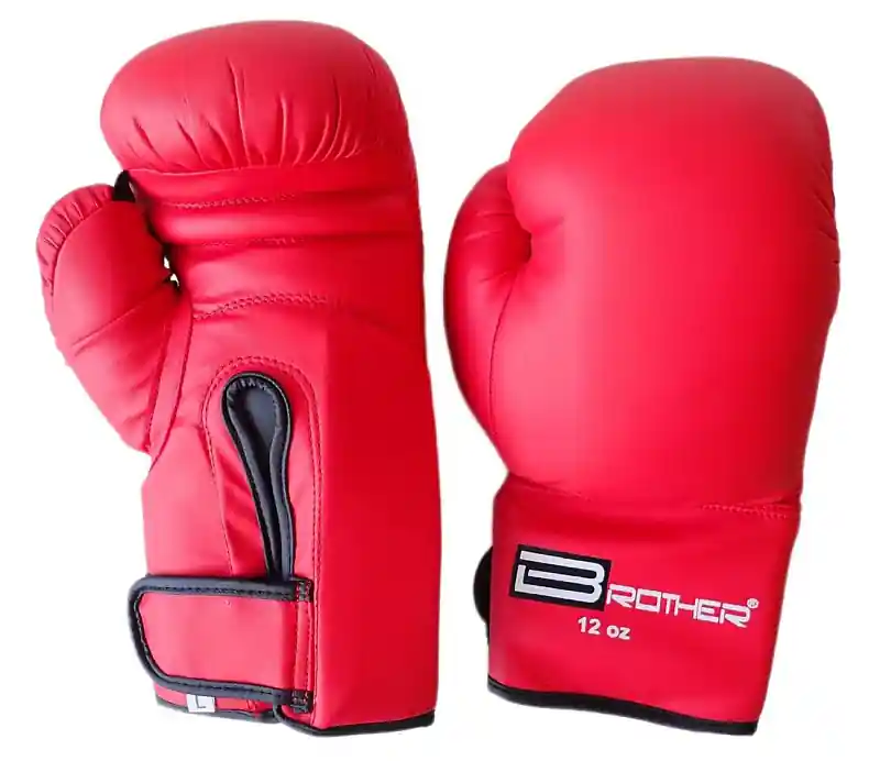 Boxerské rukavice PU kůže červené - vel. L, 12 oz. Rychlé Dodání