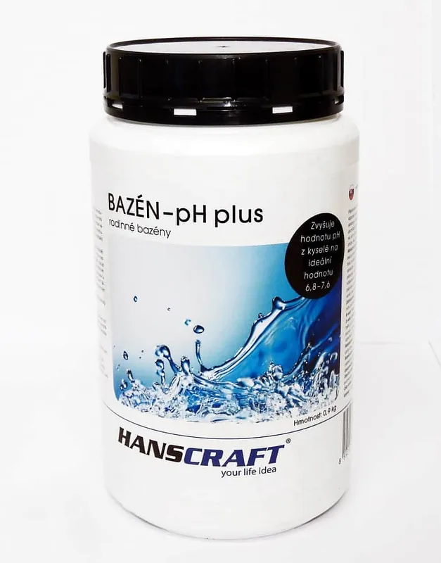 HANSCRAFT BAZÉN - pH plus - 0,9 kg Značkový
