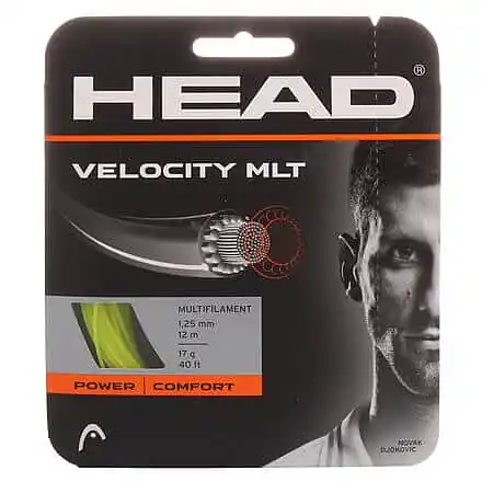 Dokud Zásoby Vydrží Velocity MLT tenisový výplet 12 m žlutá