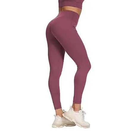 Yoga Sporty Long dámské legíny červená Dokud Zásoby Vydrží