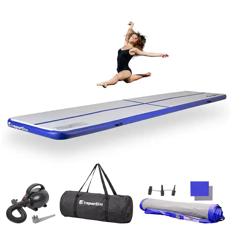 Aktuální Airtrack inSPORTline Airstunt 500x100x10 cm tmavě modrá