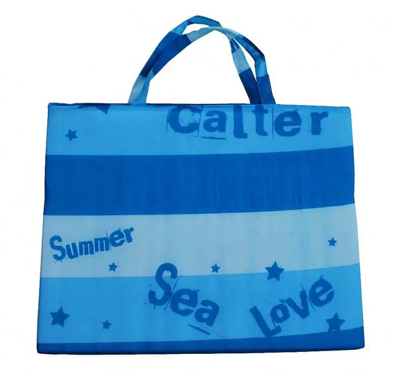 Plážové lehátko CALTER®, modré Koupit Online