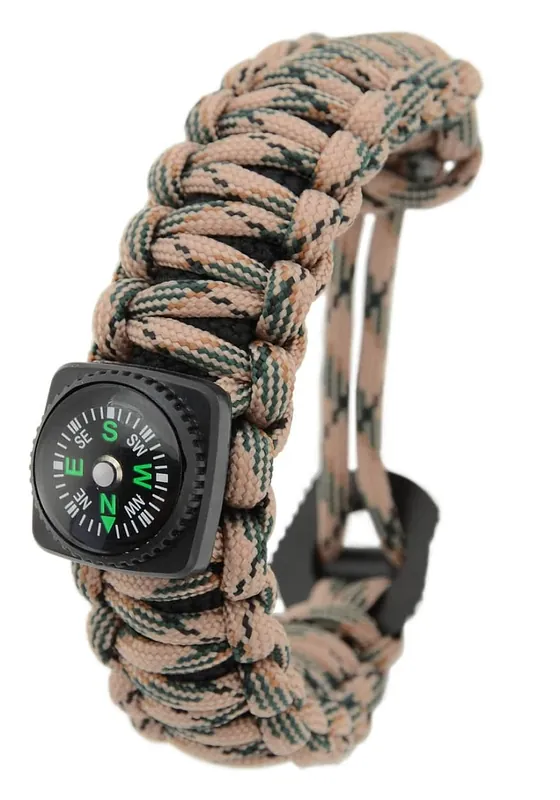 Náramek OUTDOOR s kompasem a doplňky Novinka