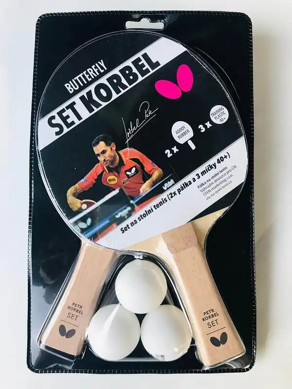 Pálka na stolní tenis BUTTERFLY - Set Korbel Cenově Výhodný