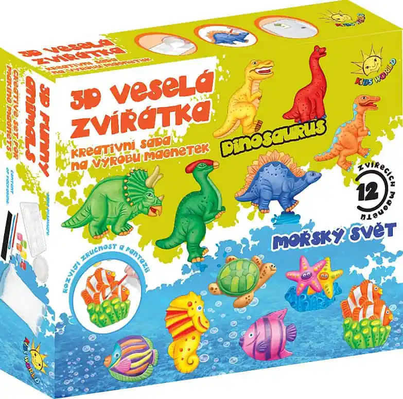 Dokud Zásoby Vydrží 3D veselá zvířátka, výroba magnetek