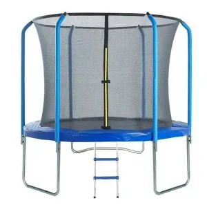 Trampolína SEDCO LUX SET 244 cm + síť a žebřík v ceně MODRA - Modrá Výprodej