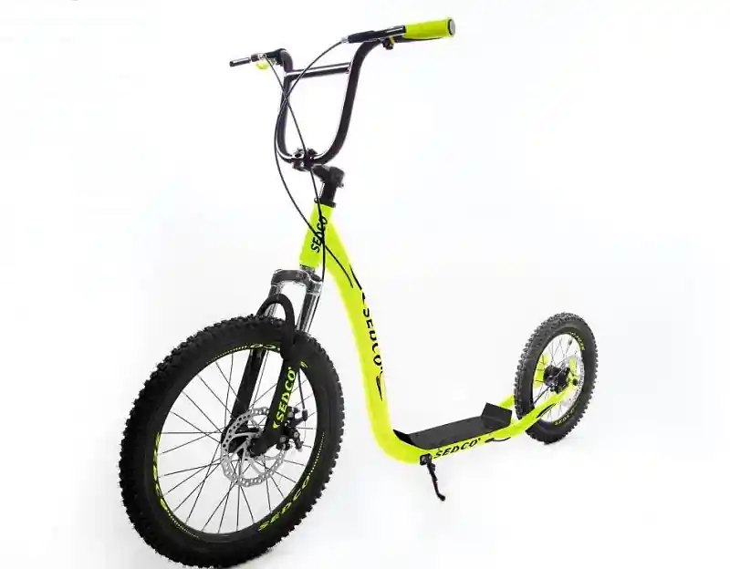 Ihned K Objednání Koloběžka Sedco CROSS 3.2 20/16 žlutá - neonová žlutá