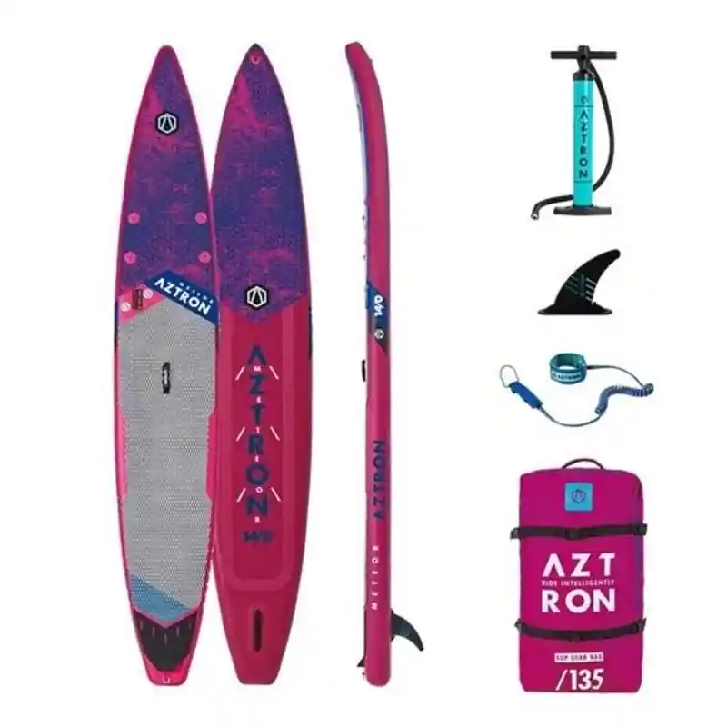 Super Cena Paddleboard AZTRON METEOR RACE 426 cm SET - fialová