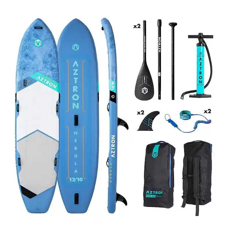 Nejprodávanější Paddleboard AZTRON NEBULA 390 cm SET - bílá/modrá