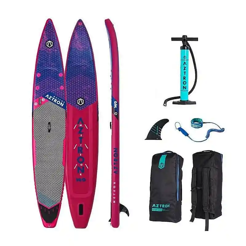 Paddleboard AZTRON METEOR 426 cm SET - růžová Oblíbený