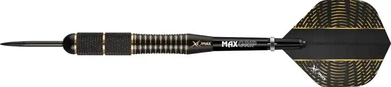 Šipky XQ MAX Distinct M3 - Steel Brass - 24g - 24 Vysoce Kvalitní
