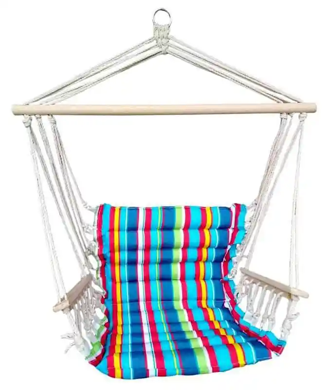 Originální Houpací křeslo SEDCO SUPER COLOR s opěrkami - tyrkysová