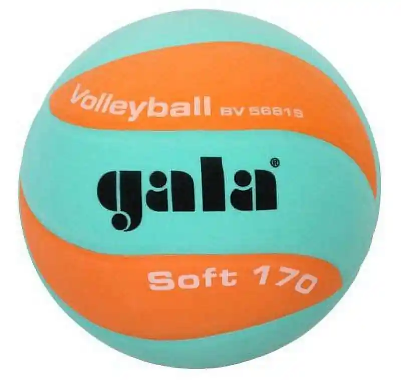 Míč volejbal SOFT GALA BV5681S 170g - oranžová/zelená Víkendová Akce