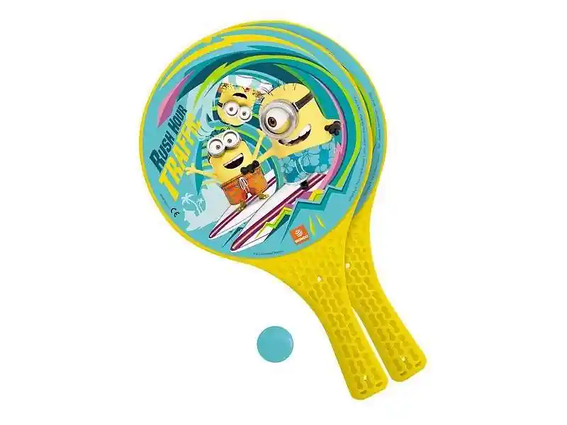 Finální Výprodej Plážový tenis MIMONI 15018 MONDO žlutá - žlutá