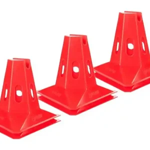 Nejlepší Volba Kužely P2I AGILITY 15 cm - Sada 6ks - červená