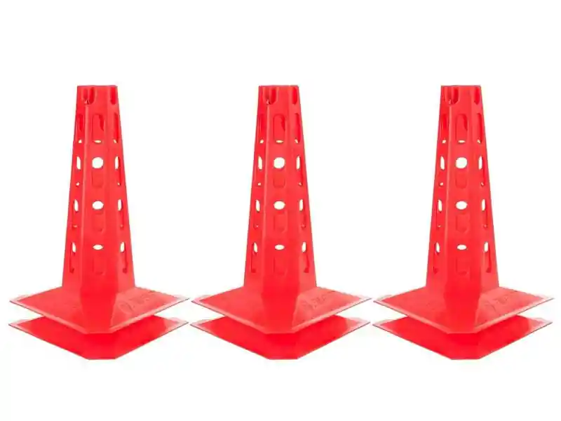 Omezená Nabídka Kužely P2I AGILITY 30 cm - Sada 6ks - červená