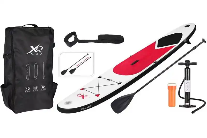 Horká Nabídka Paddleboard XQ MAX SUP 305 - RED VULCANO SET - bílá