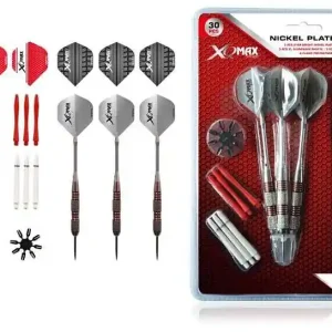Sada XQMax SET šipky 21g Steel + příslušenství - 21 Expresní Doručení